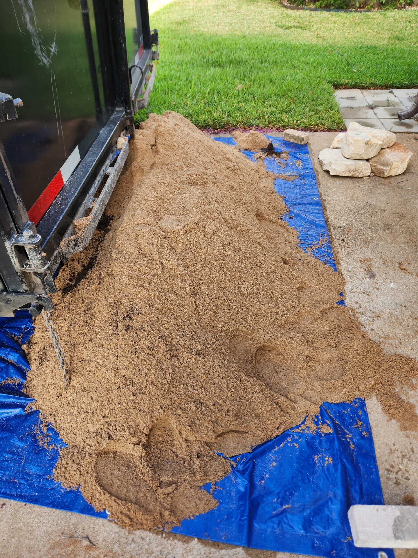 Driver's photo of 1 yard of Concrete Sand in Austin