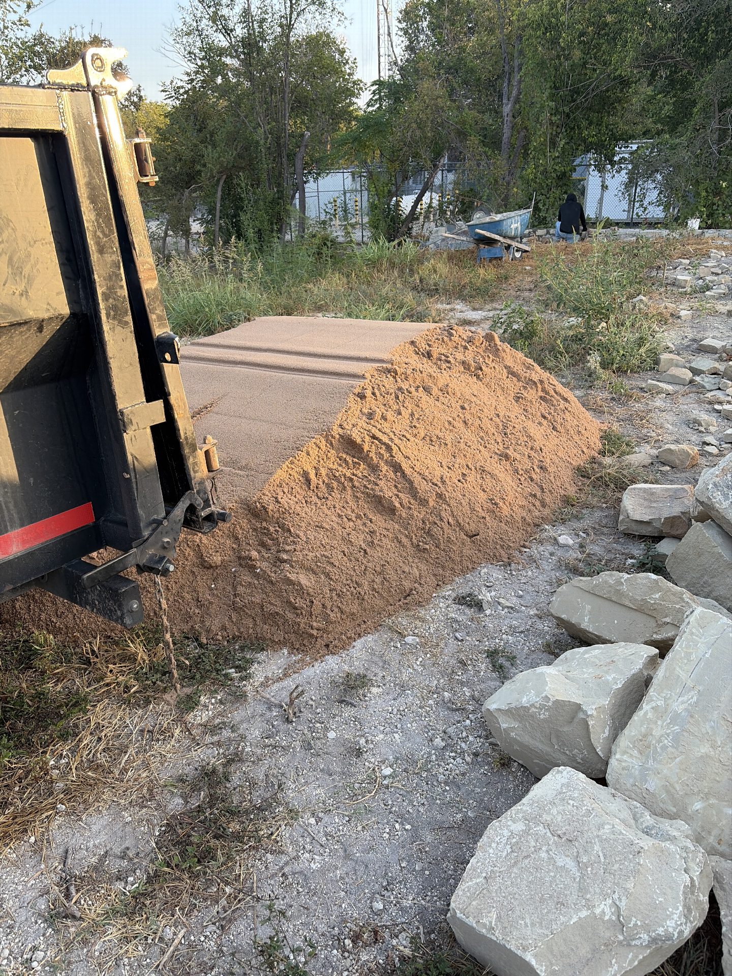 Driver's photo of 5 yards of Concrete Sand in Austin