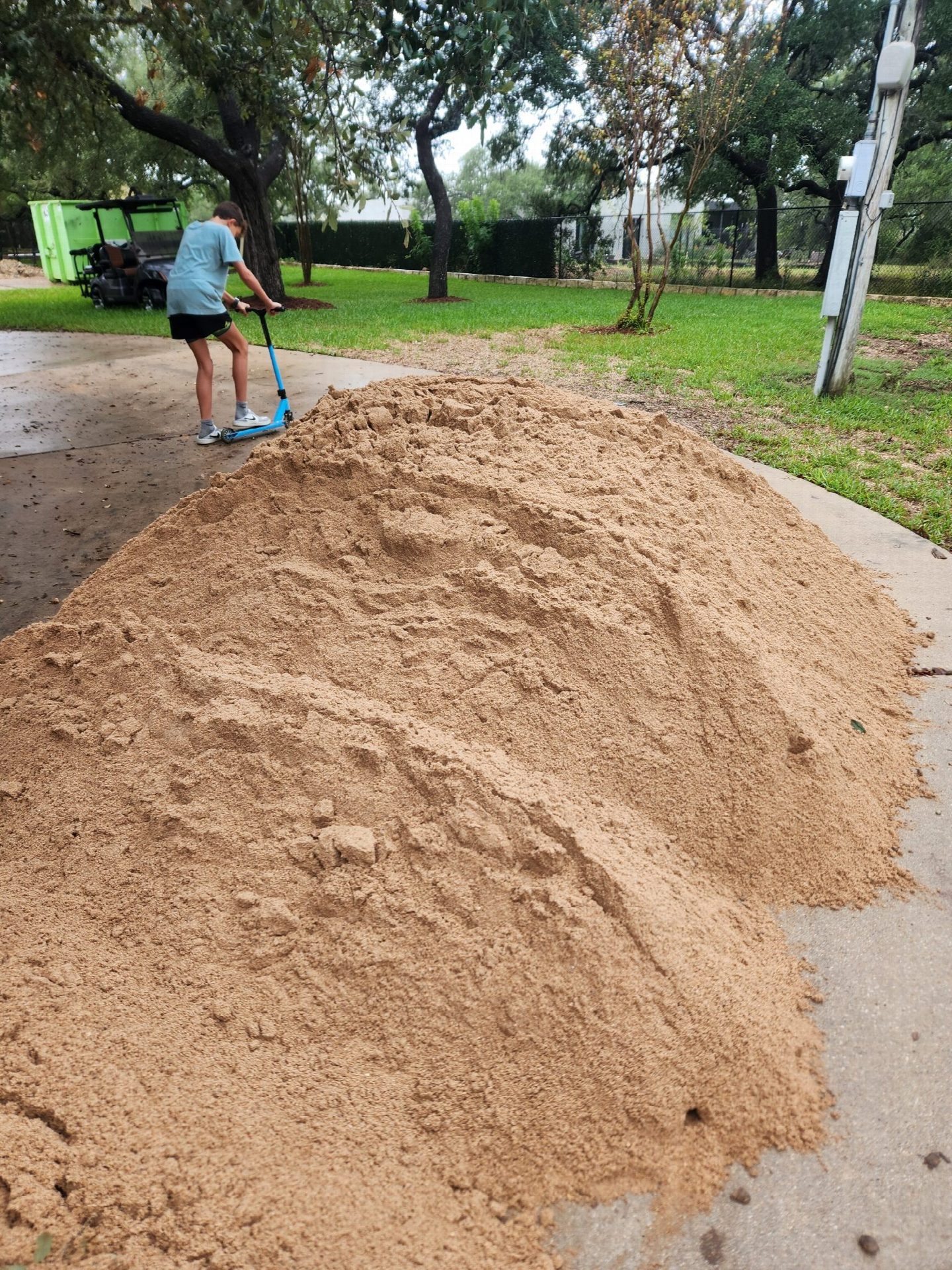 Driver's photo of 5 yards of Concrete Sand in Austin