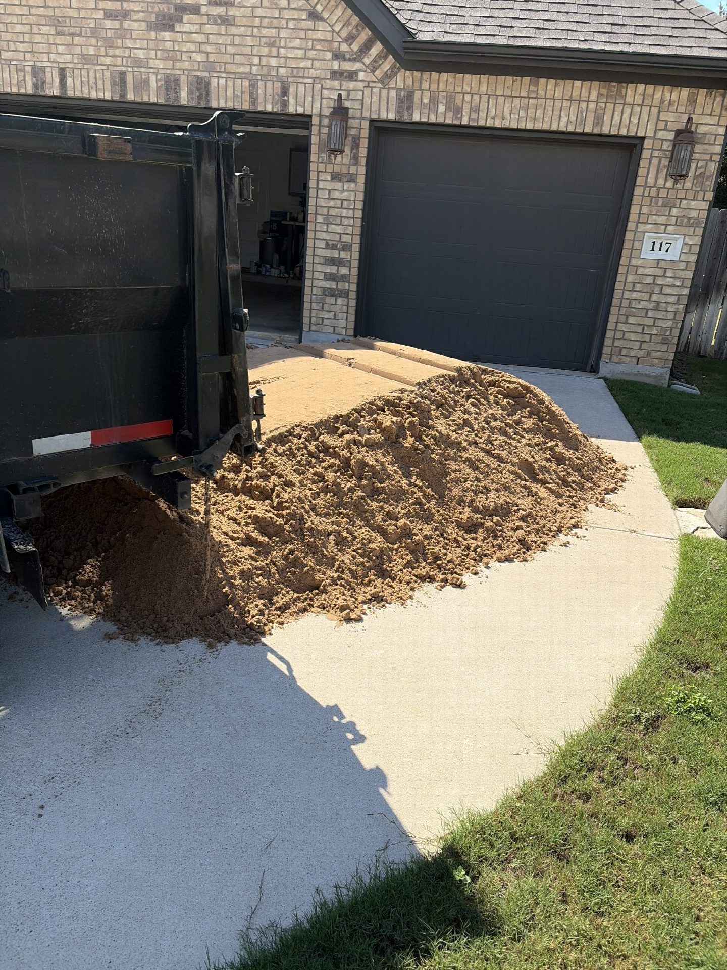Driver's photo of 5 yards of Masonry Sand in Cedar Park