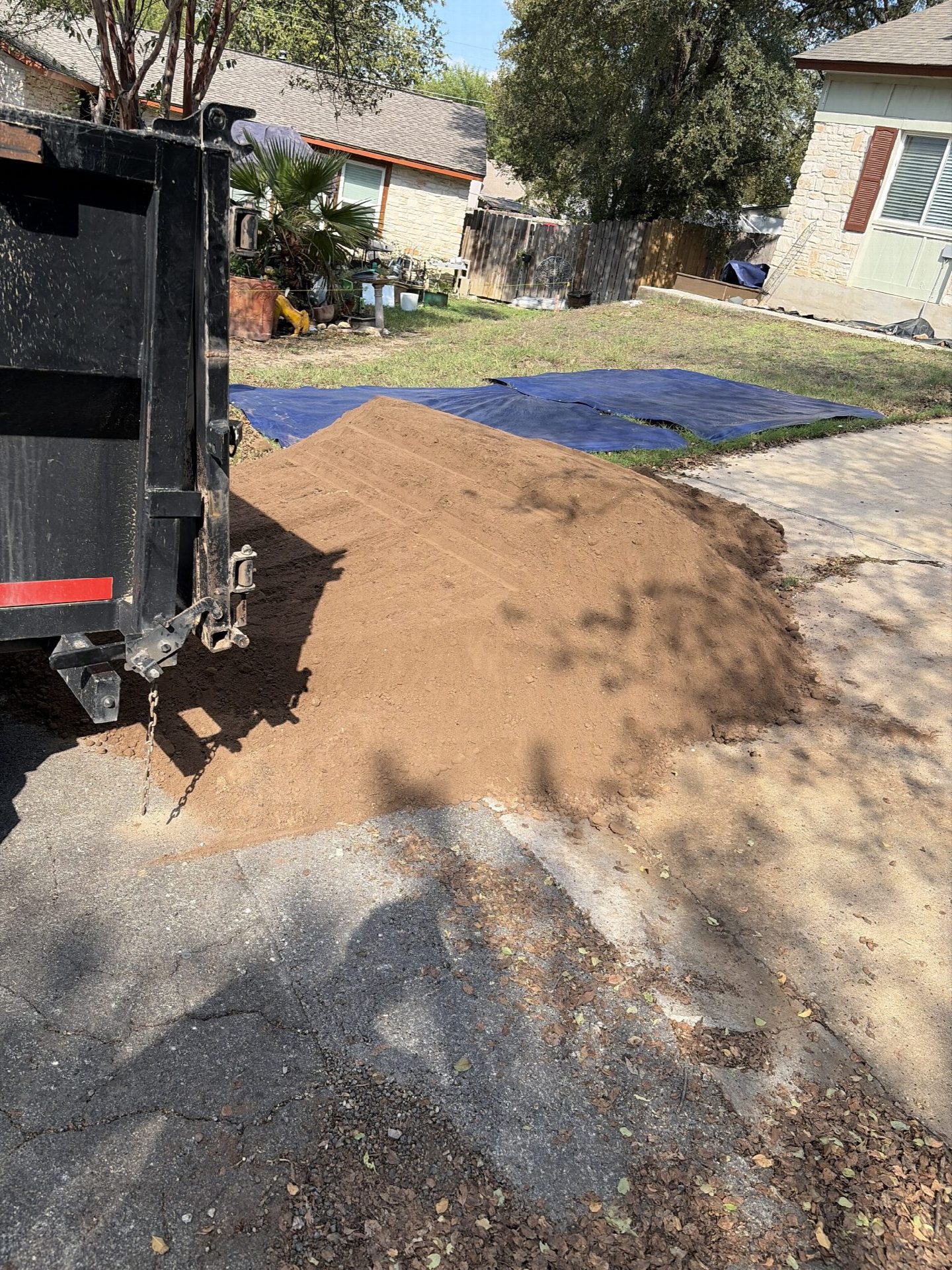Driver's photo of 5 yards of Sandy Loam in Austin