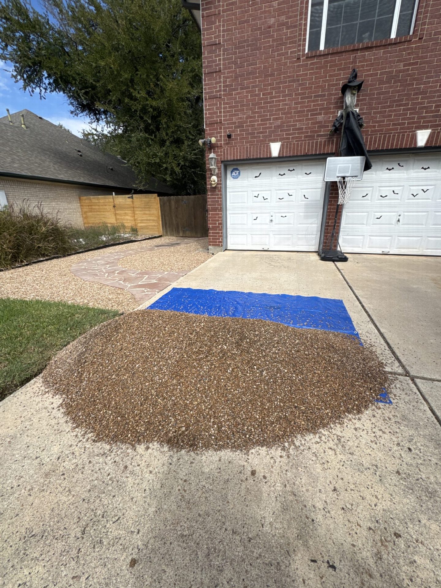 Driver's photo of Half a yard of 3/8" Pea Gravel in Austin