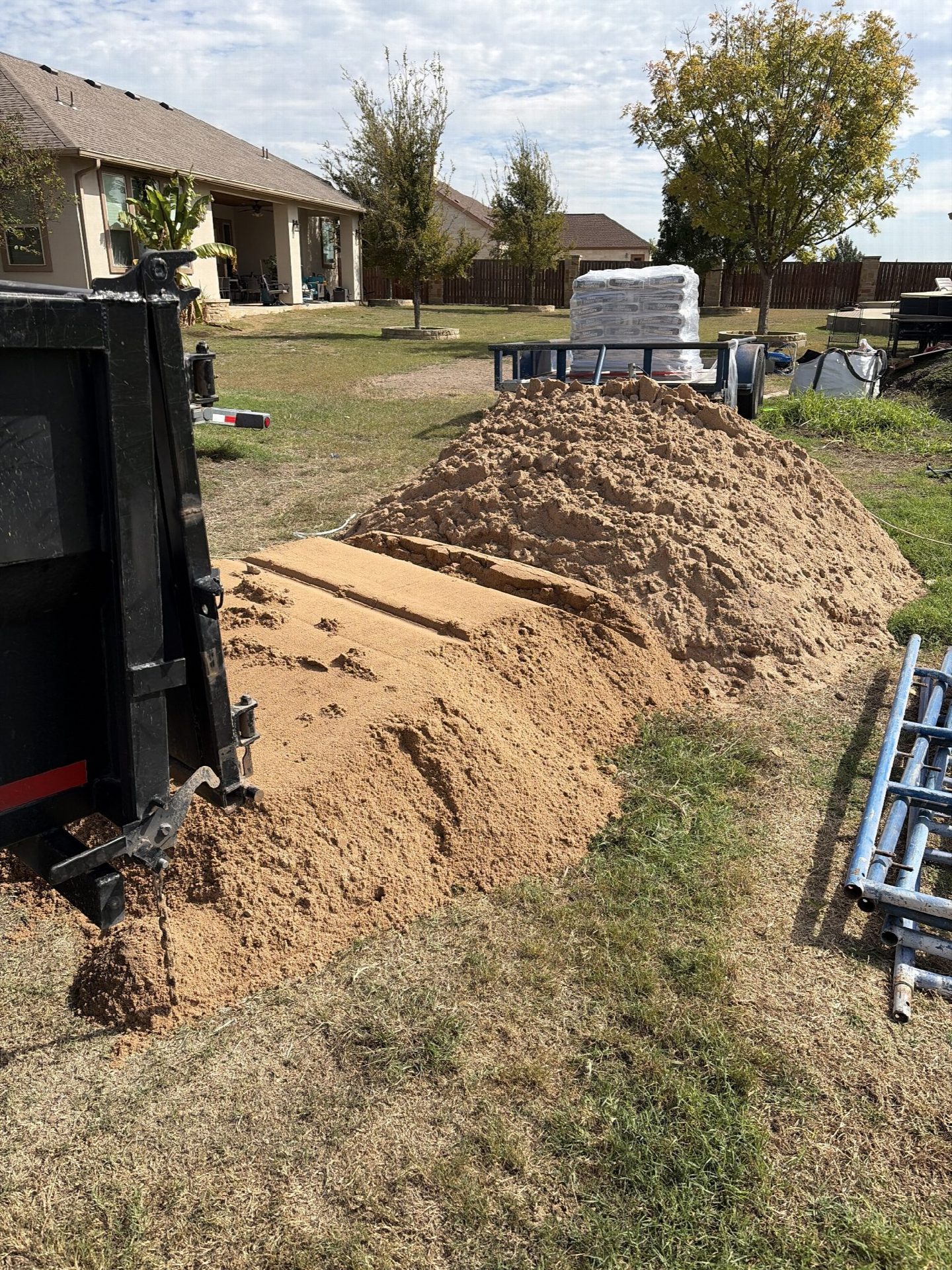 Driver's photo of 2 yards of Concrete Sand in Hutto