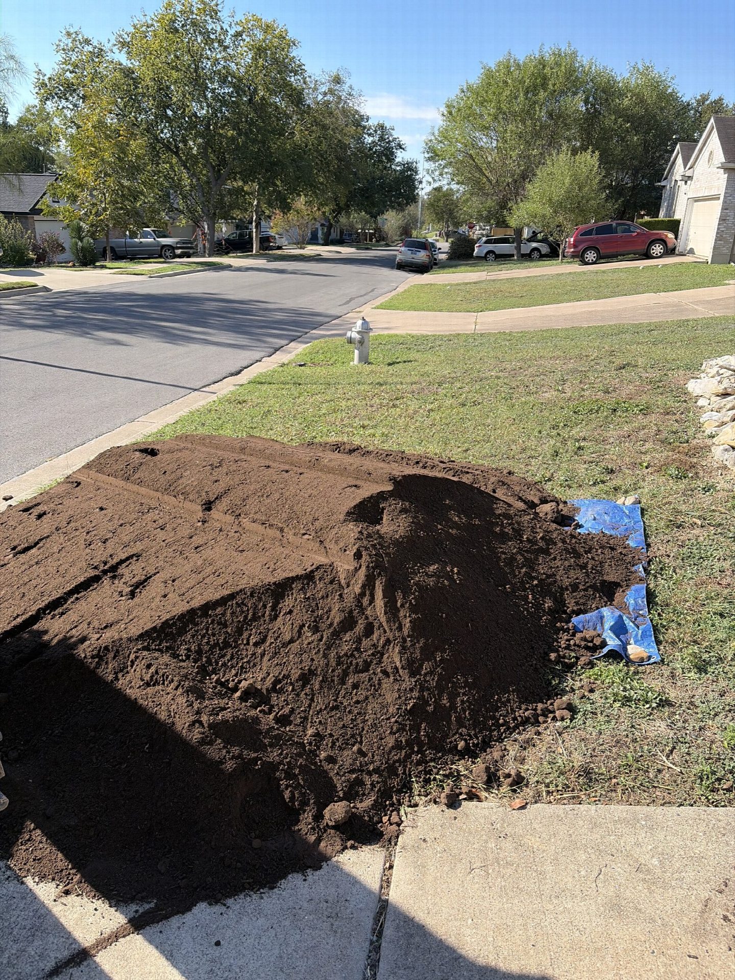 Driver's photo of 3.5 yards of Flower & Garden Soil in AUSTIN