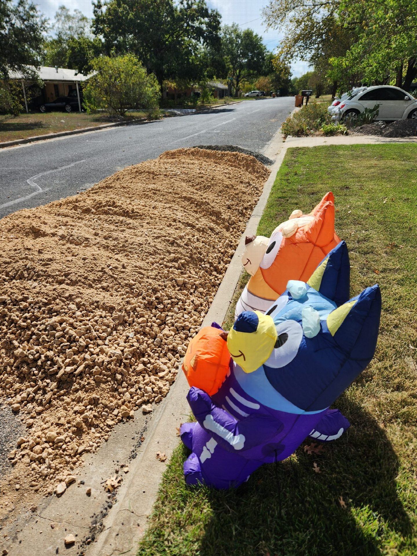 Driver's photo of 7.5 yards of Road Base/Caliche Rock in Austin
