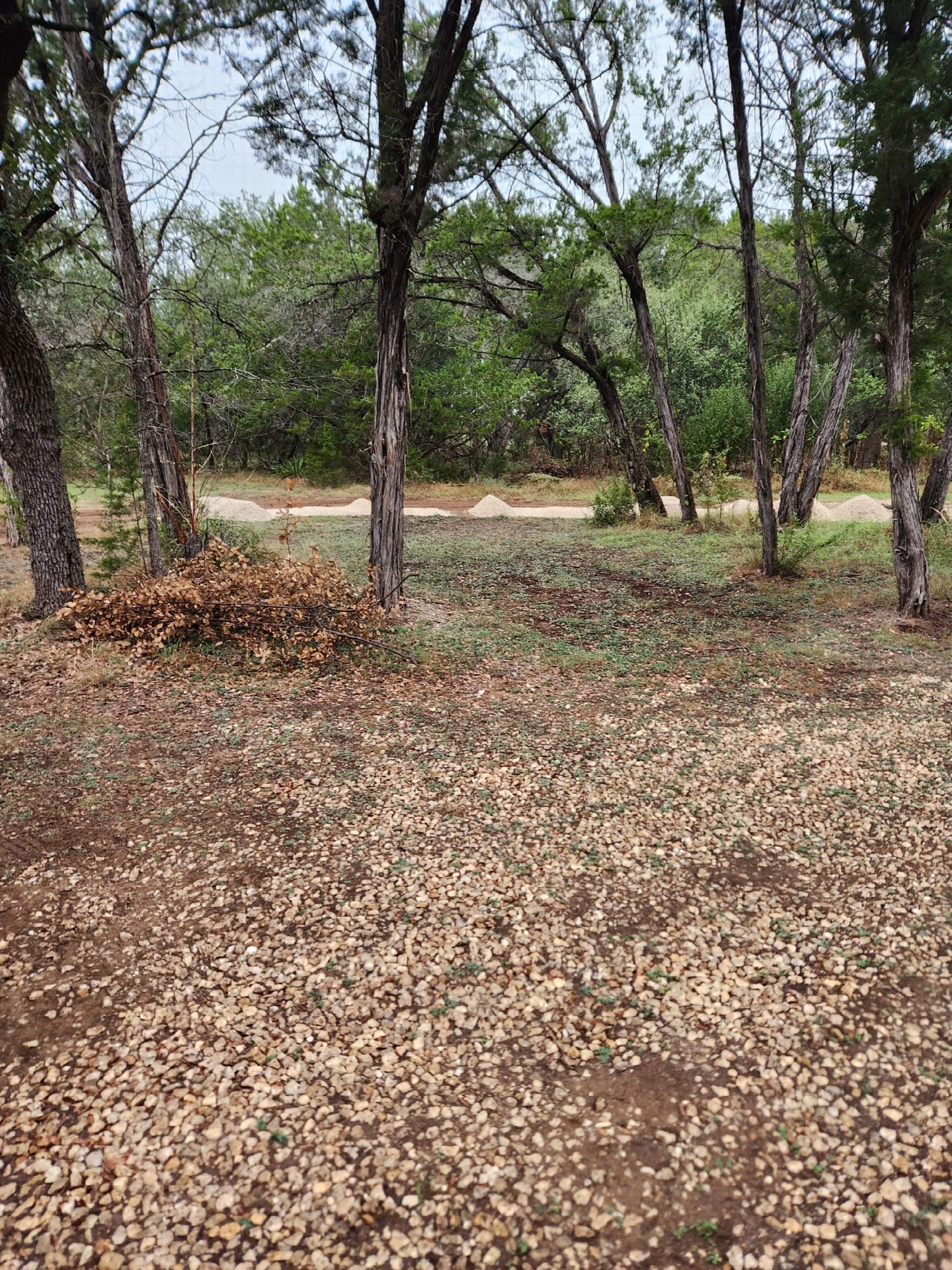 Driver's photo of 5 yards of 3/4" Crushed Limestone in Austin