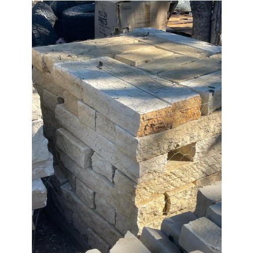 4"x6" White Limestone Chop Blocks