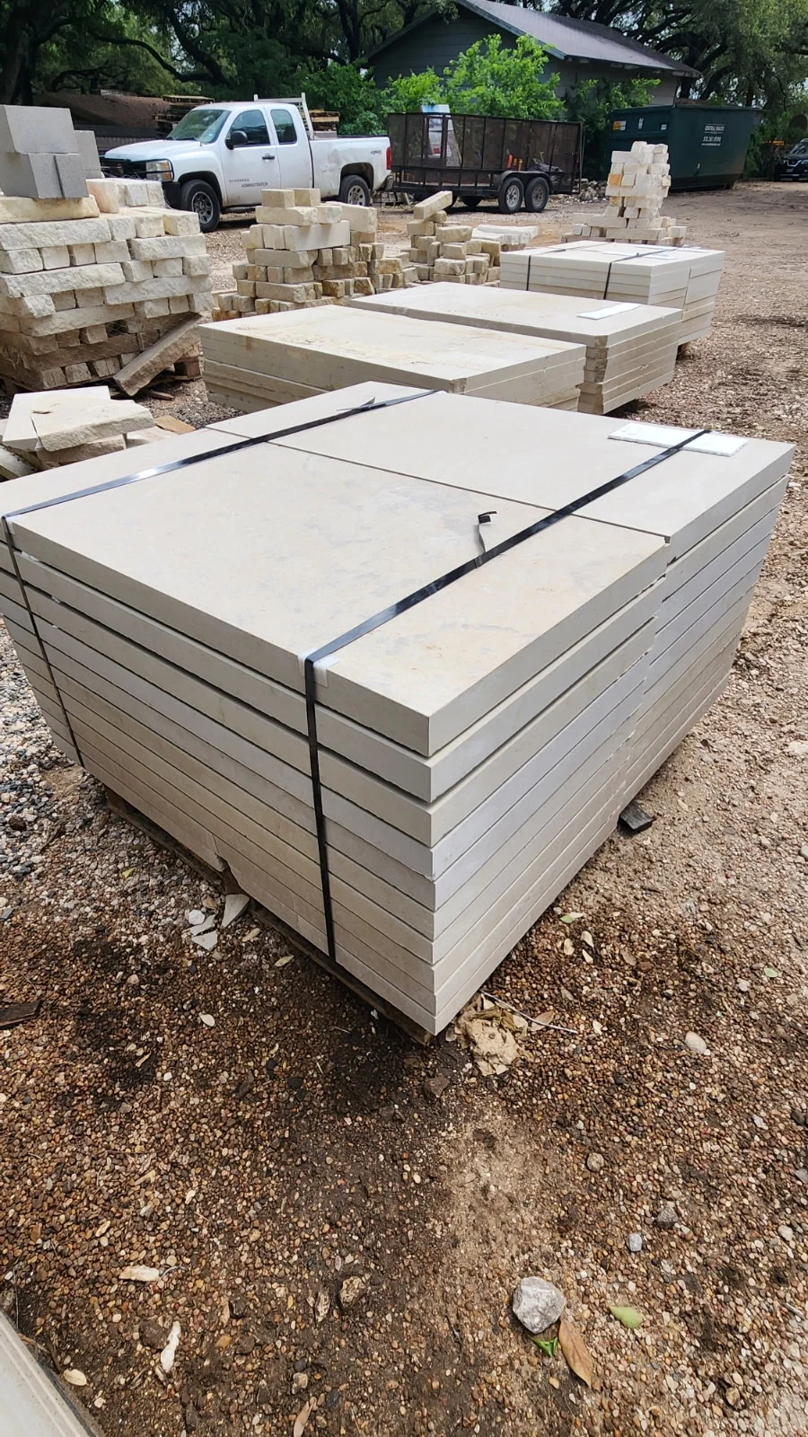 4'x1' Grey Buff Lueder Pavers (2.25" Thick)