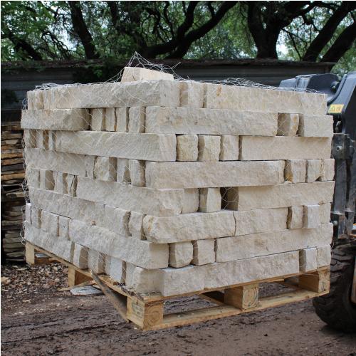 4"x4" White Limestone Chop Blocks