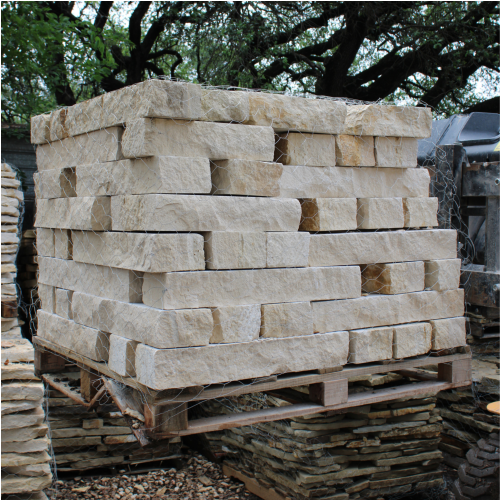 4"x6" White Limestone Chop Blocks