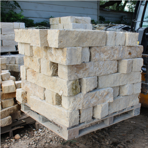6"x6" Nicotine Limestone Chop Blocks