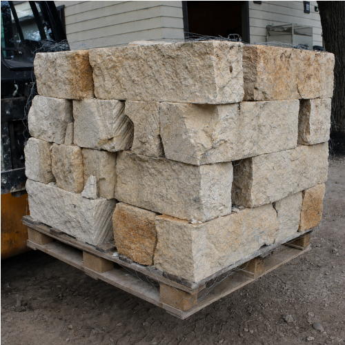  8"x8" Nicotine Limestone Chop Blocks