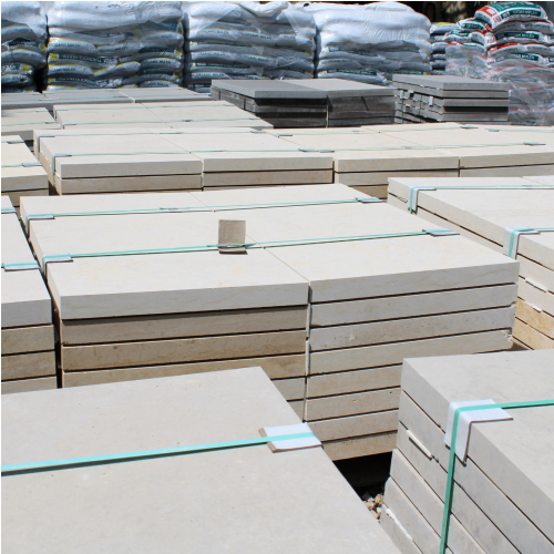 2'x4' Cream Limestone Pavers (2.25" thick) thumbnail 3