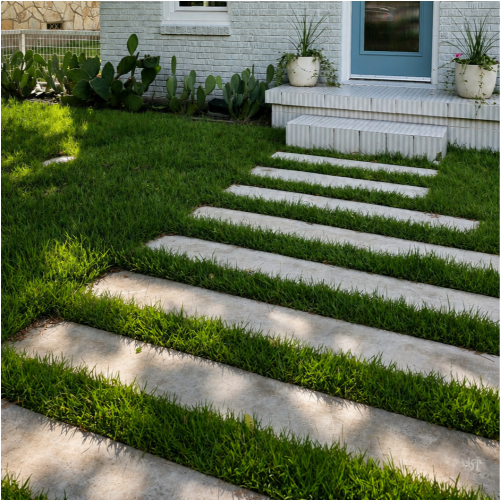 4'x1' Grey Buff Lueder Pavers (2.25" Thick) thumbnail 6