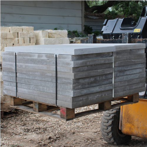 2'x2' Charcoal Lueder Pavers (2.25" thick) thumbnail 2
