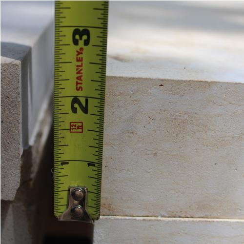 2'x2' Cream Limestone Pavers (2.25" thick) thumbnail 4