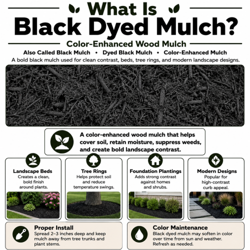 Black Dyed Mulch thumbnail 3