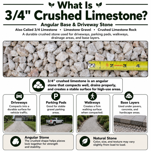 3/4" Crushed Limestone thumbnail 4