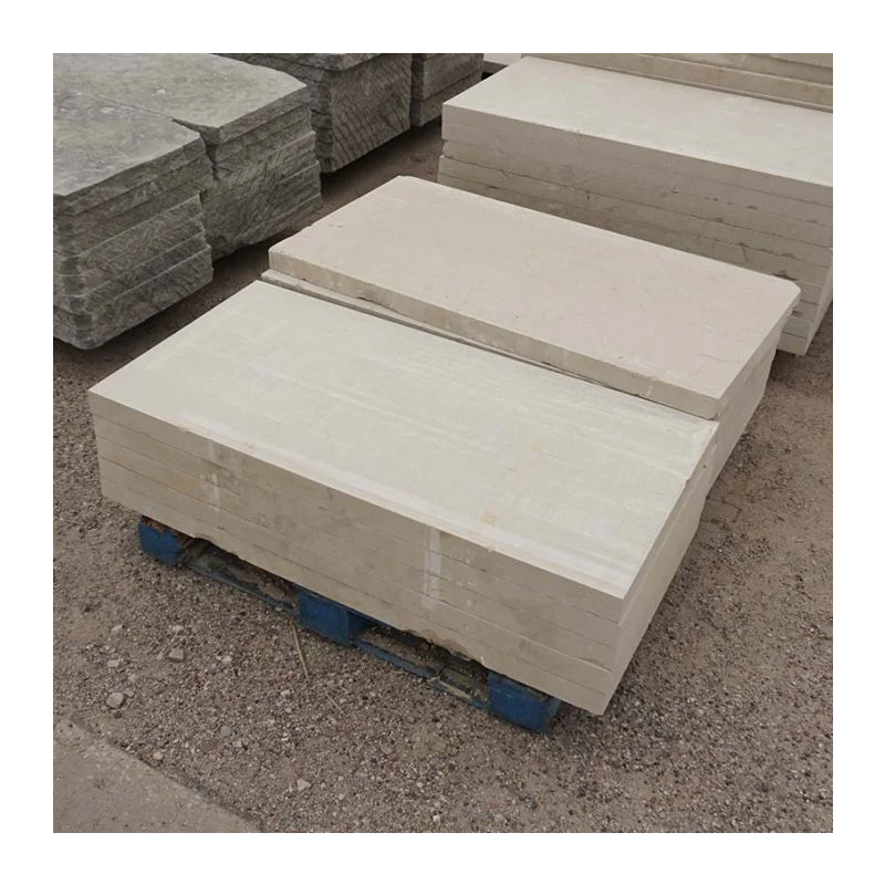2'x4' Cream Limestone Pavers (2.25" thick)