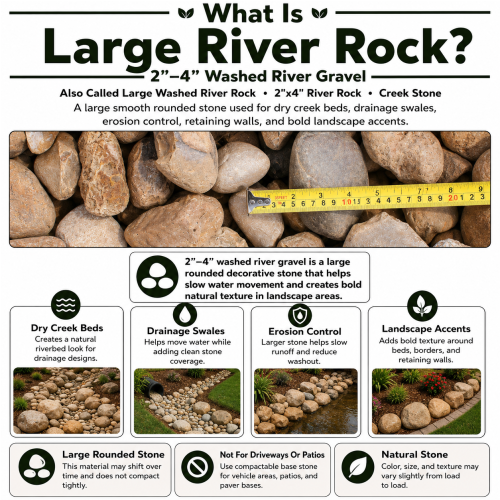 2"x4" Washed River Gravel thumbnail 3
