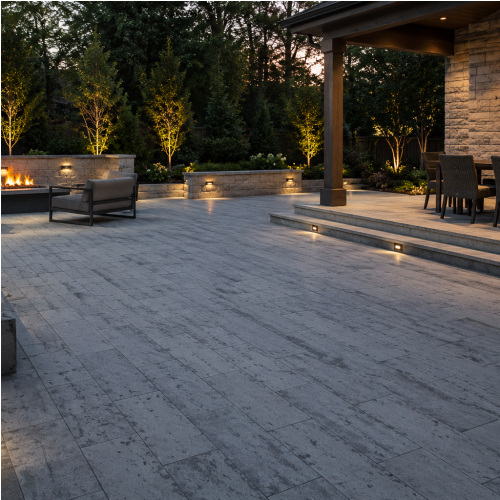 2'x1' Charcoal Lueder Pavers (2.25" thick) thumbnail 4