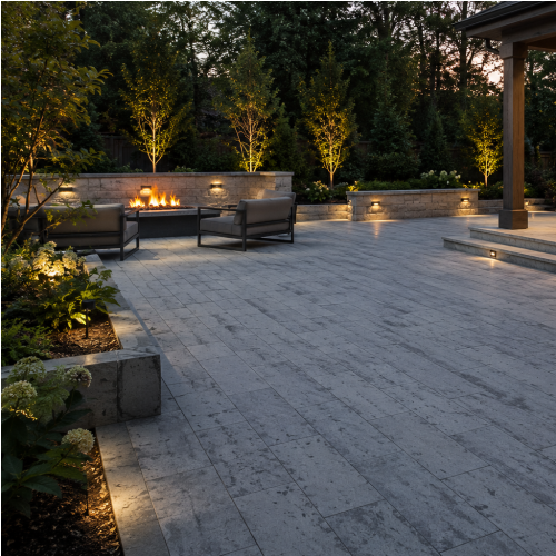 4'x1' Charcoal Lueder Pavers (2.25" thick) thumbnail 6