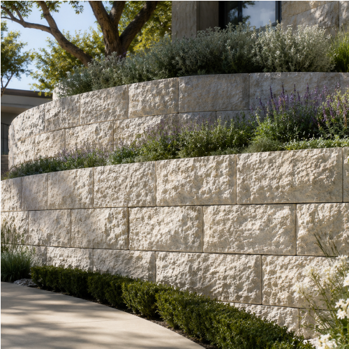 4"x6" White Limestone Chop Blocks thumbnail 4