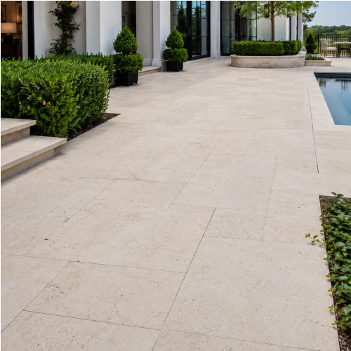 2'x4' Cream Limestone Paver (1.25" thick) thumbnail 4