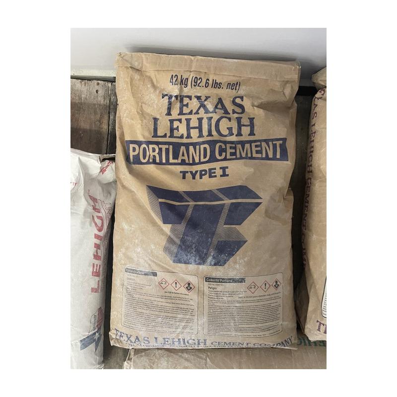 Portland Type 1 Masonry Cement.