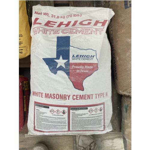 White Masonry Cement.